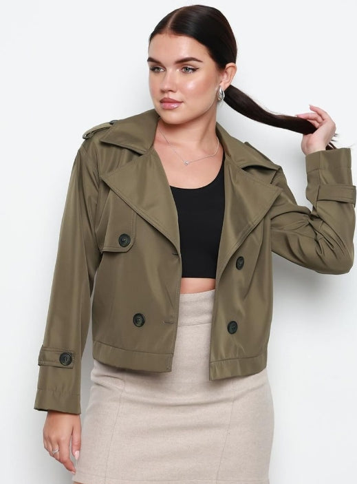 Women's Short trench coat