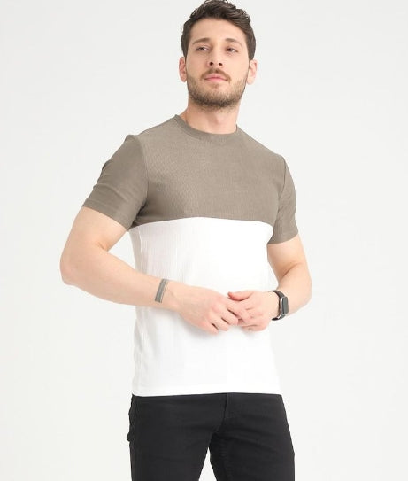 Men's two-tone t-shirt