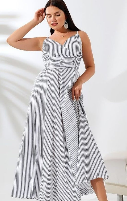 maxi dress with a flowy, ethereal design.