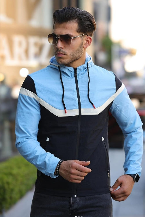 Men's lightweight zip-up jacket