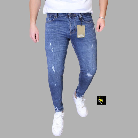 Designer Men Jeans Sky Blue