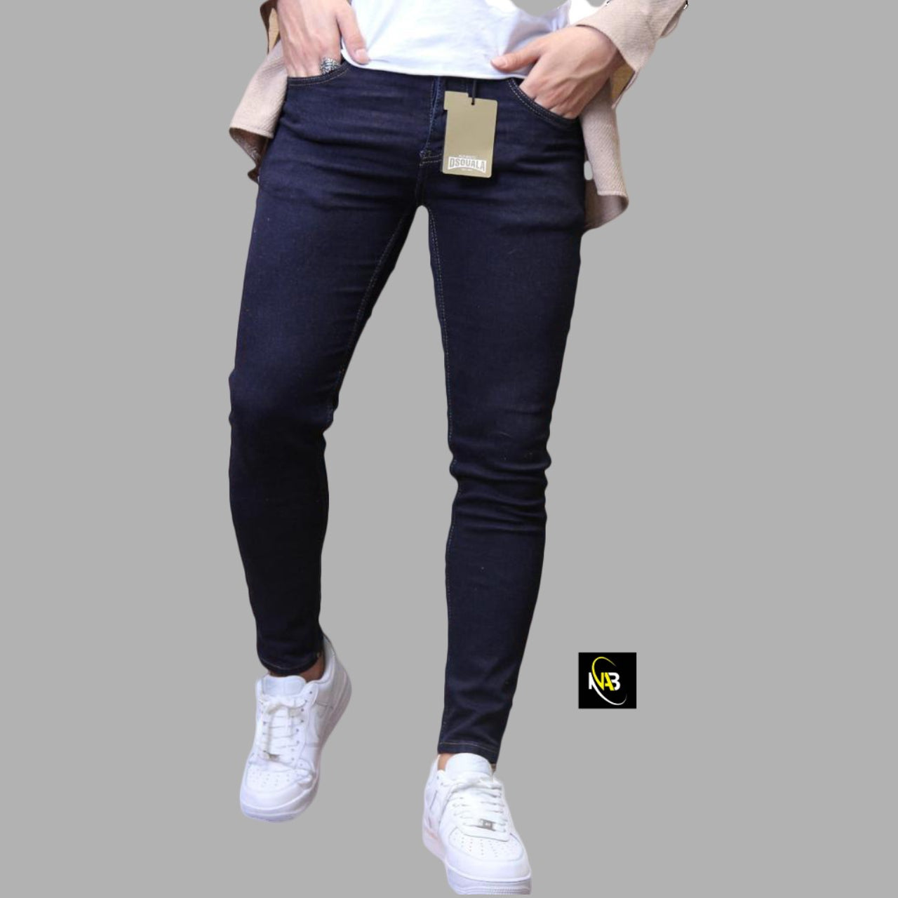 Men Jeans Black