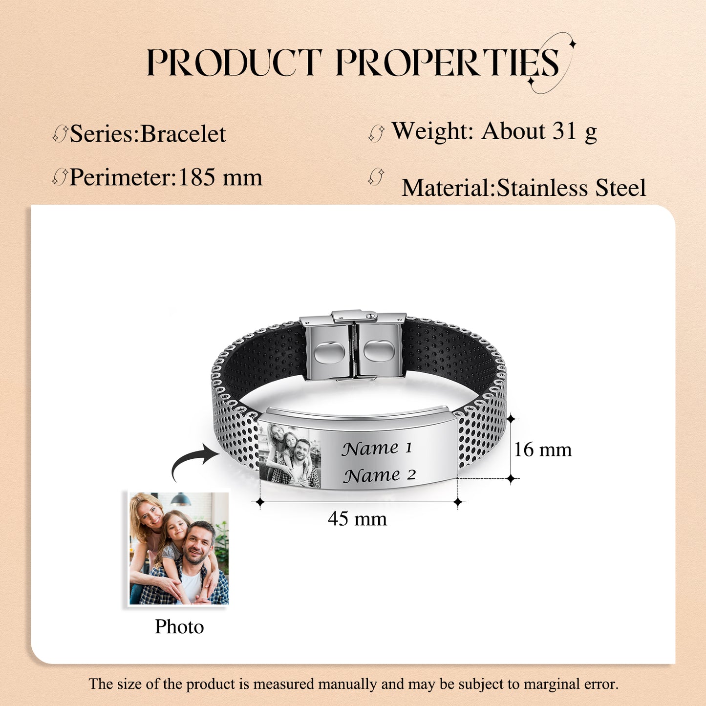 Custom Photo Bracelet